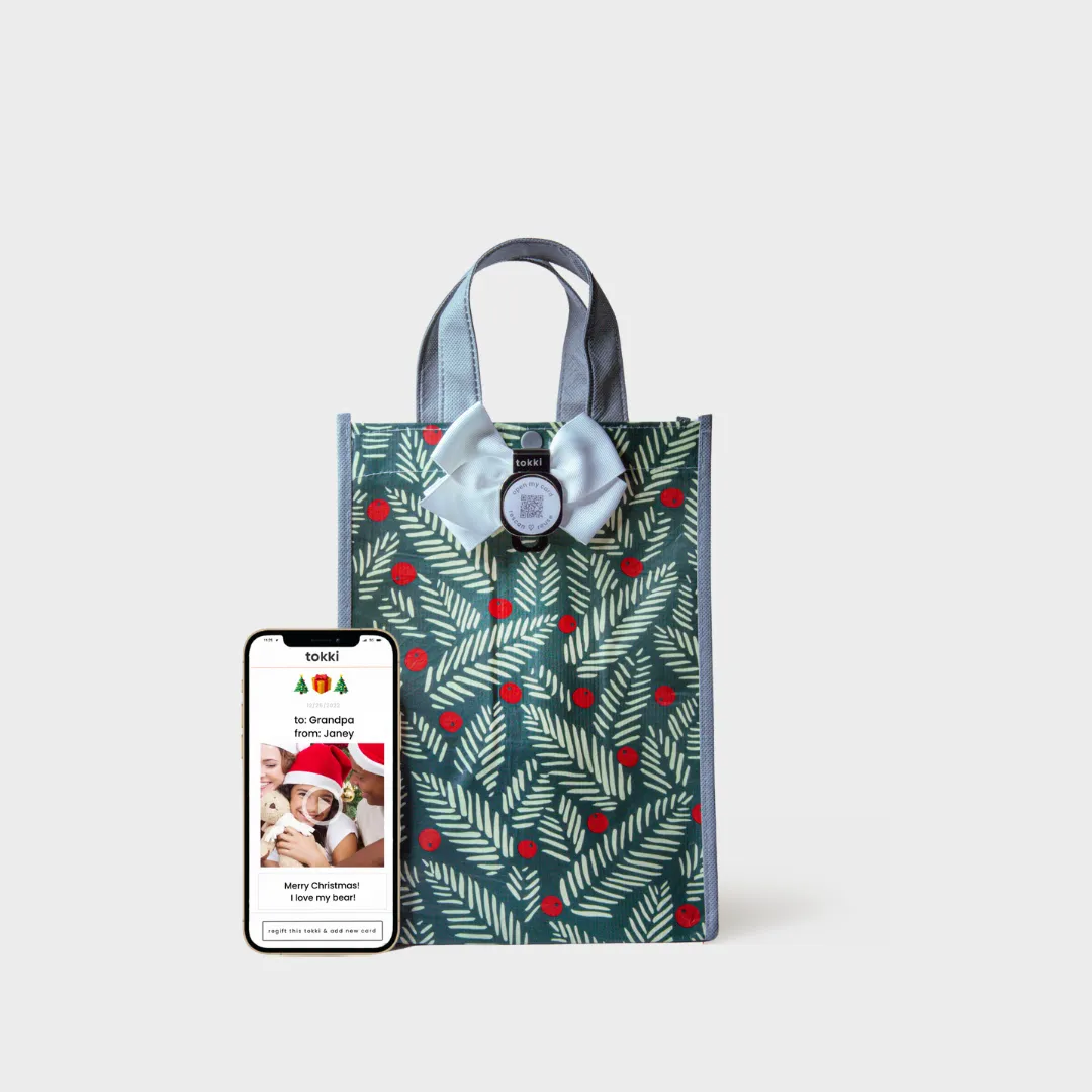 Delight | Large | Reusable Gift Bag   QR Greeting Card