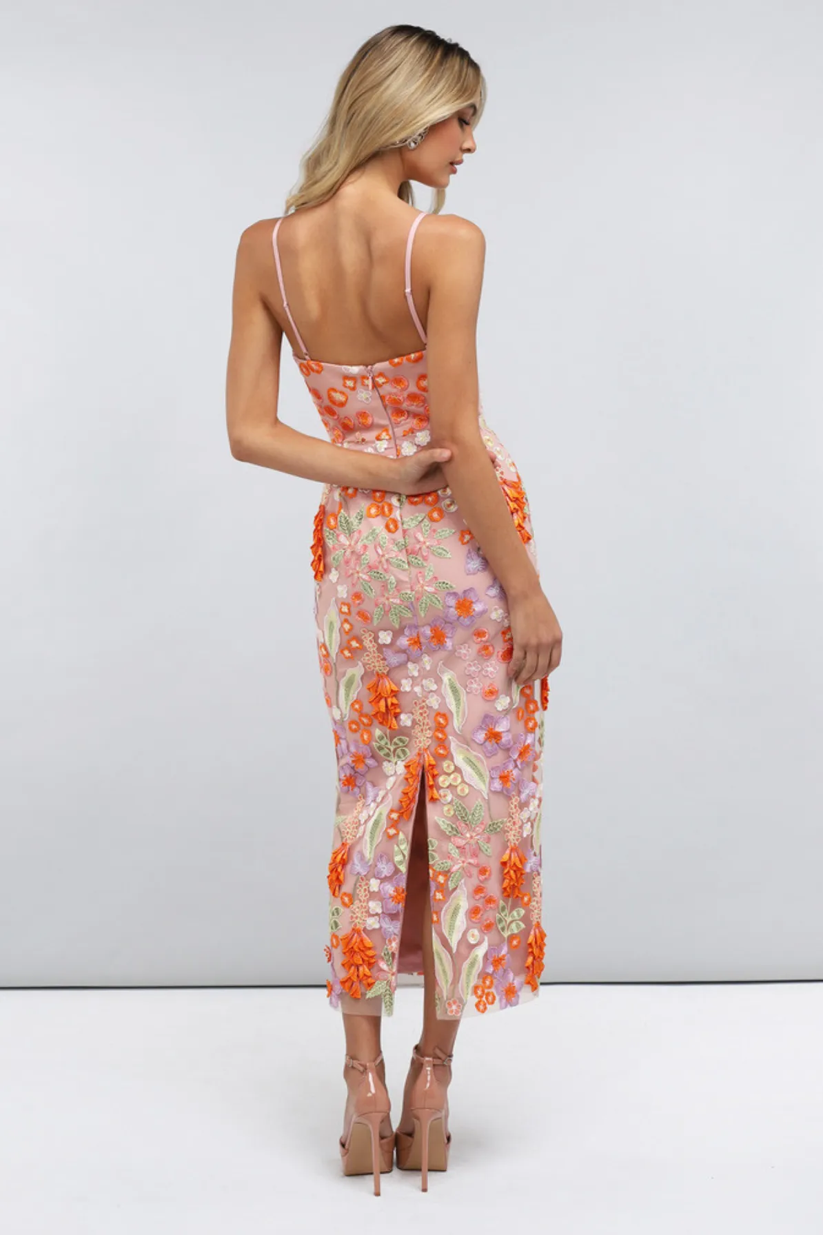 Delight Midi Dress by HELSI - RENTAL