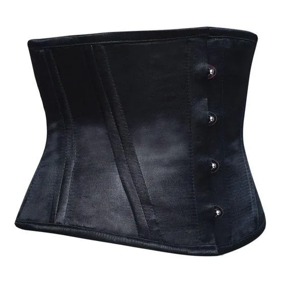 Devine Black Satin Waist Training Corset