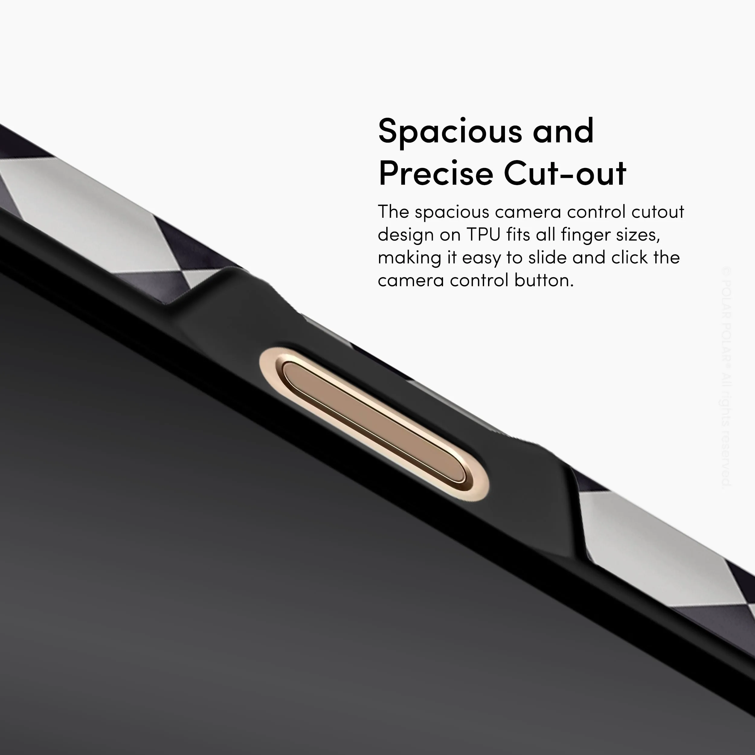 Diamond Black Checker - iPhone 16 Pro Max Case