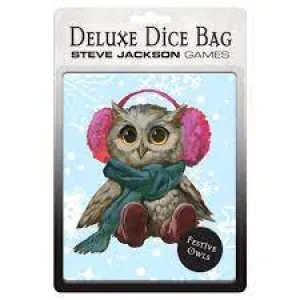 Dice Bag - FESTIVE OWLS