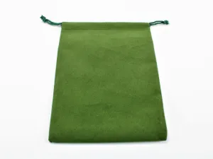 Dice Bag Suedecloth Large Green
