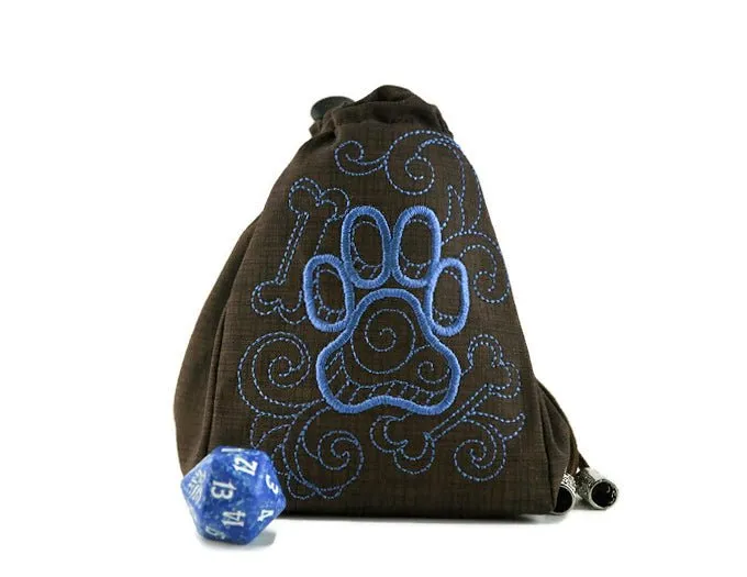Dog Print Dice Bag