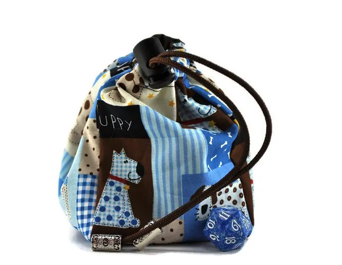 Dog Print Dice Bag