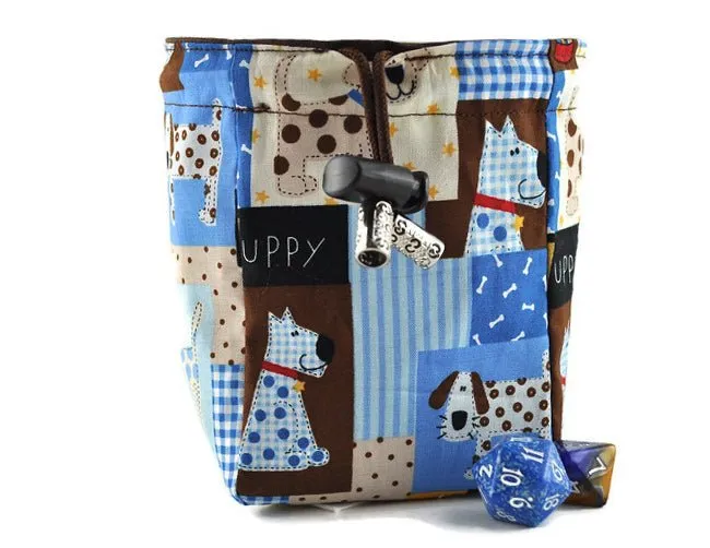 Dog Print Dice Bag