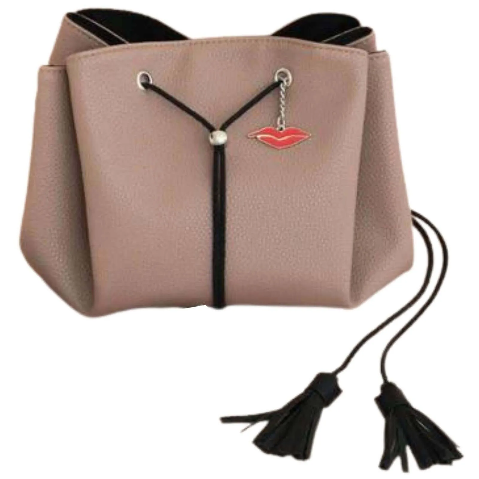Donna May Vegan Drawstring Bag - Nude