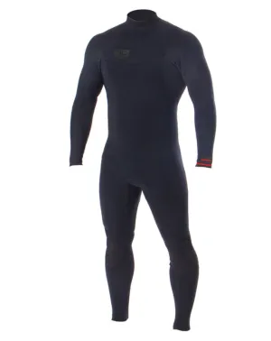Double Black 3/2 Back Zip Steamer