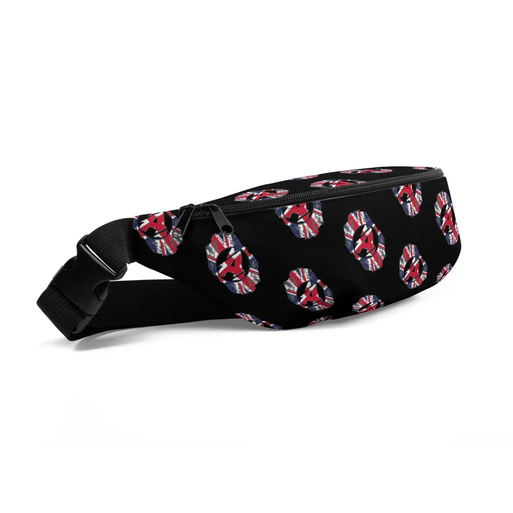 Doug Williams UK Emblem Logo Pattern Fanny Pack