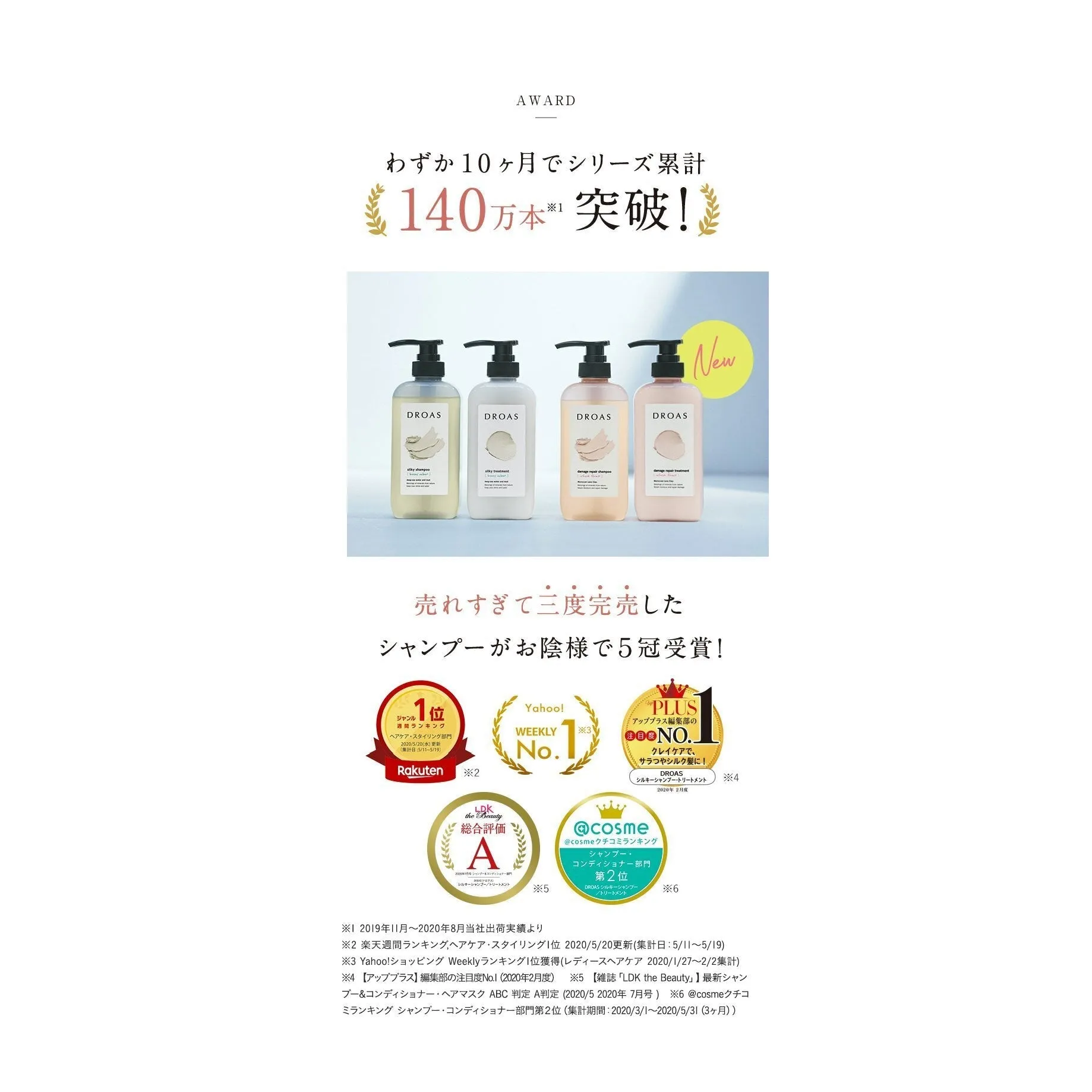 DROAS 日本沖繩深海礦物泥頭髮洗護系列