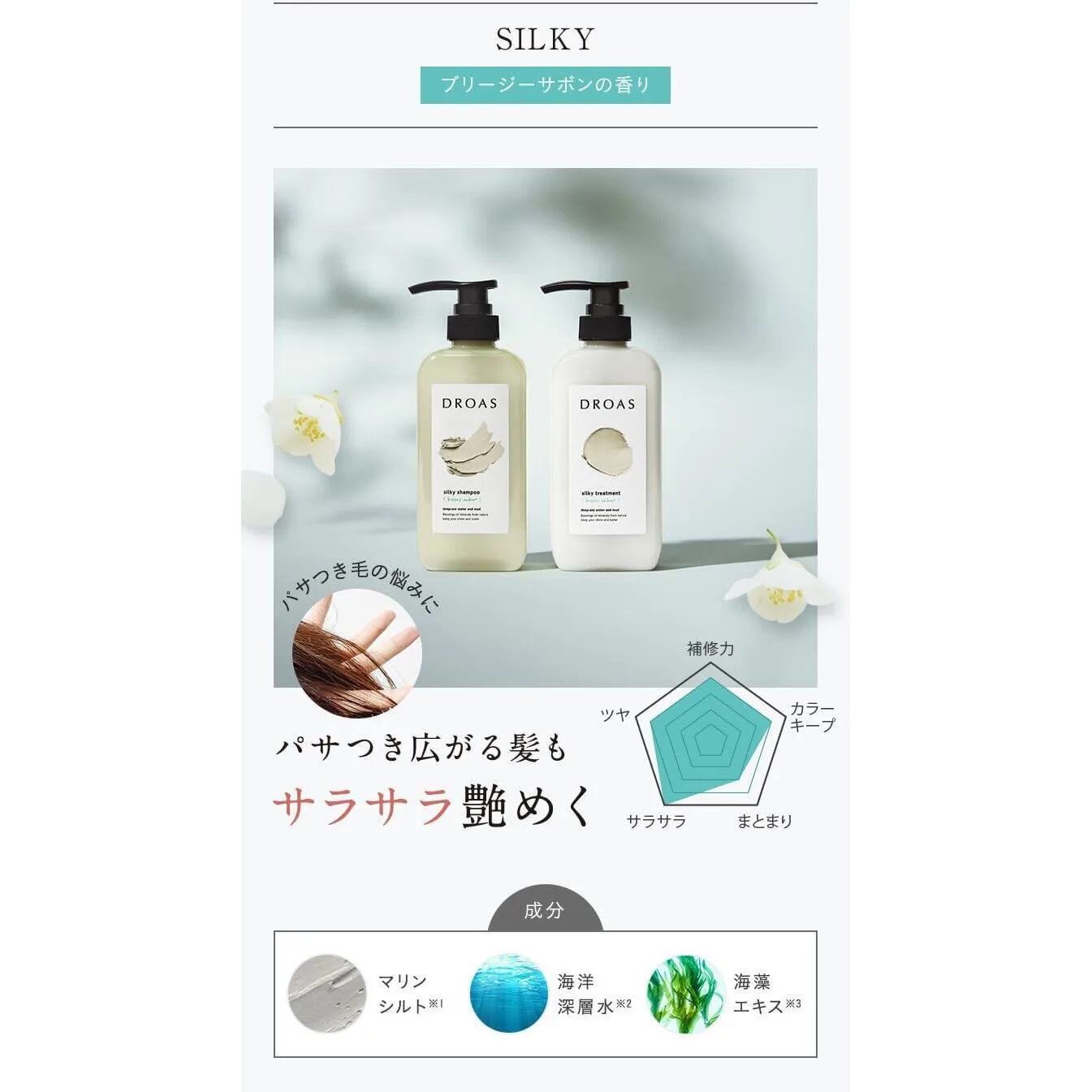DROAS 日本沖繩深海礦物泥頭髮洗護系列