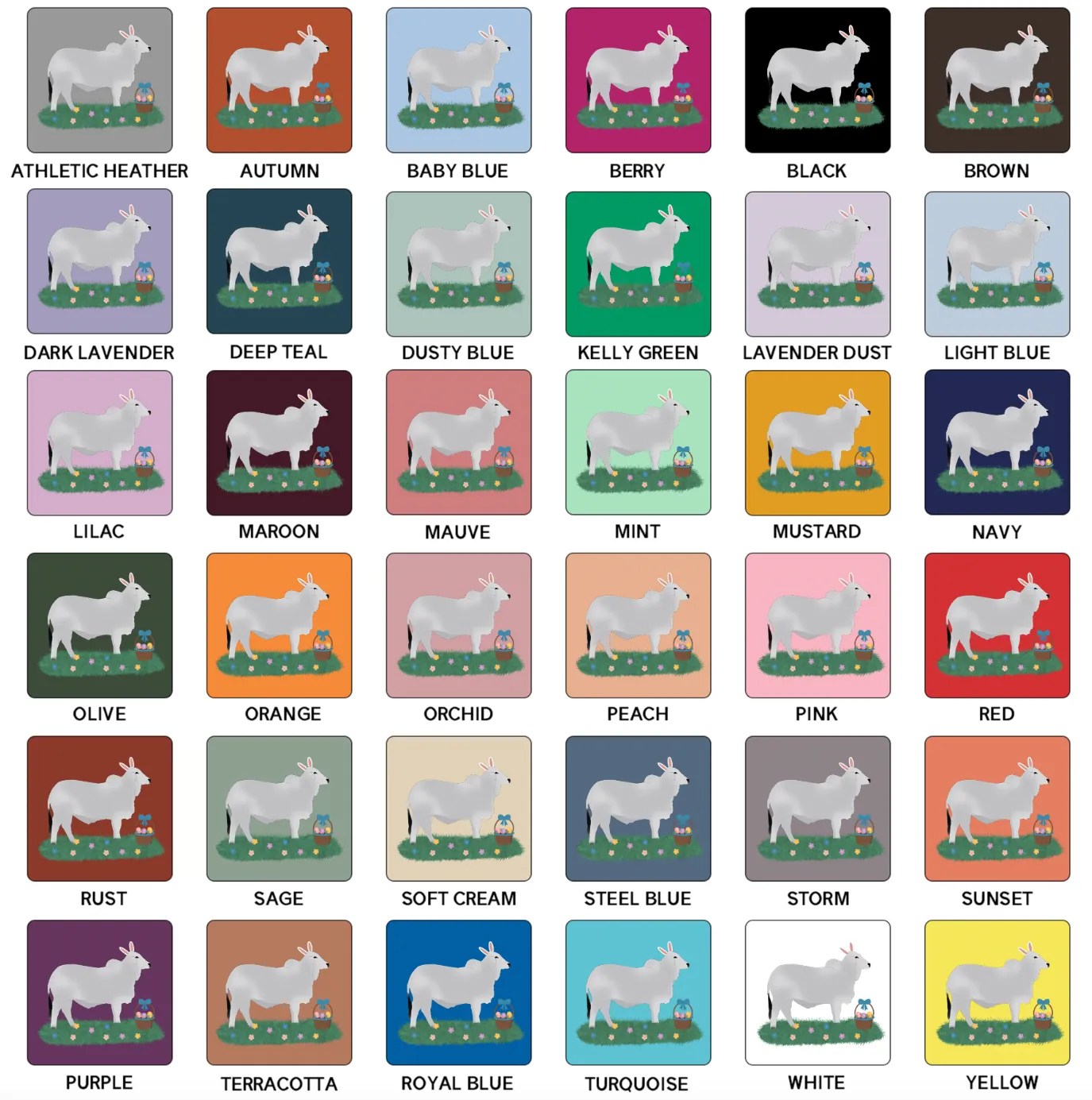 Easter Brahman T-Shirt (XS-4XL) - Multiple Colors!