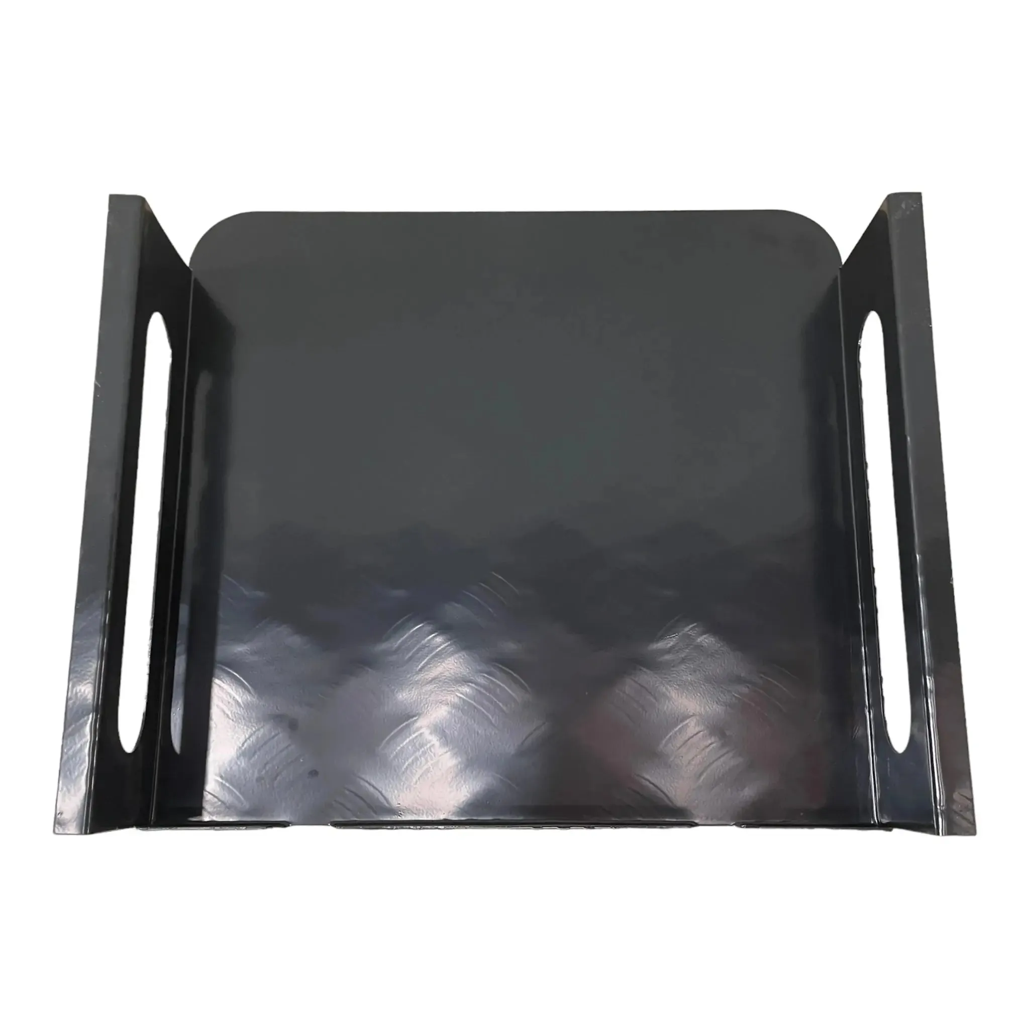 ECP Diesel Heater Tank Cover Black Alloy Checker Plate