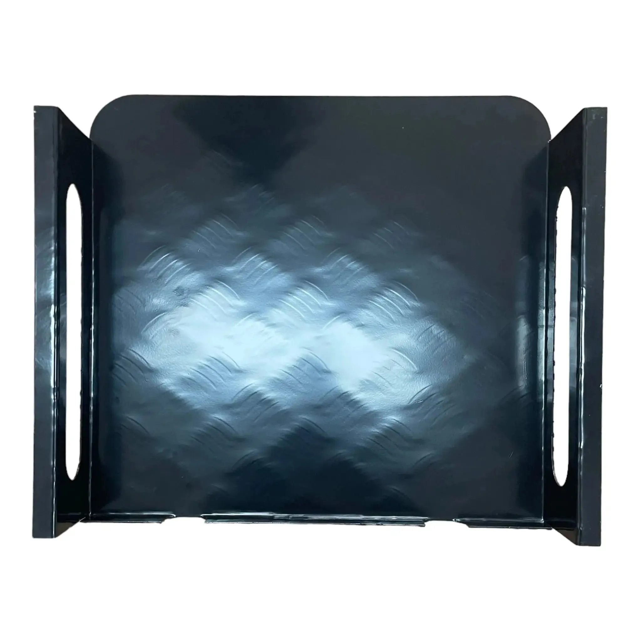 ECP Diesel Heater Tank Cover Black Alloy Checker Plate