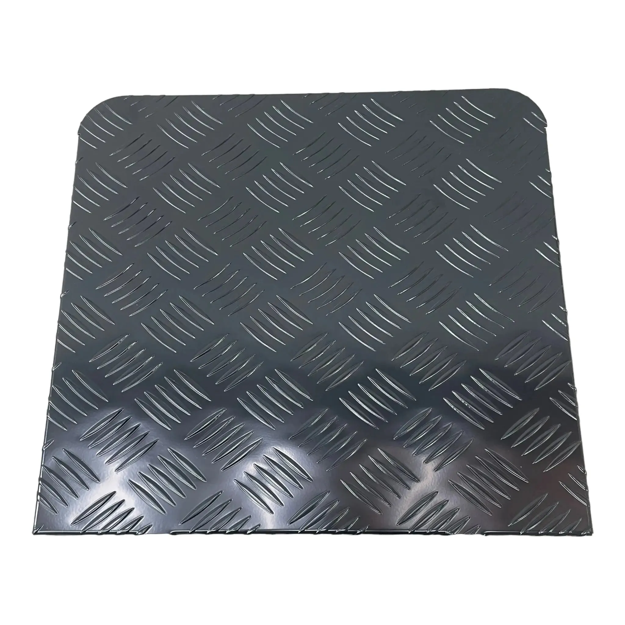 ECP Diesel Heater Tank Cover Black Alloy Checker Plate