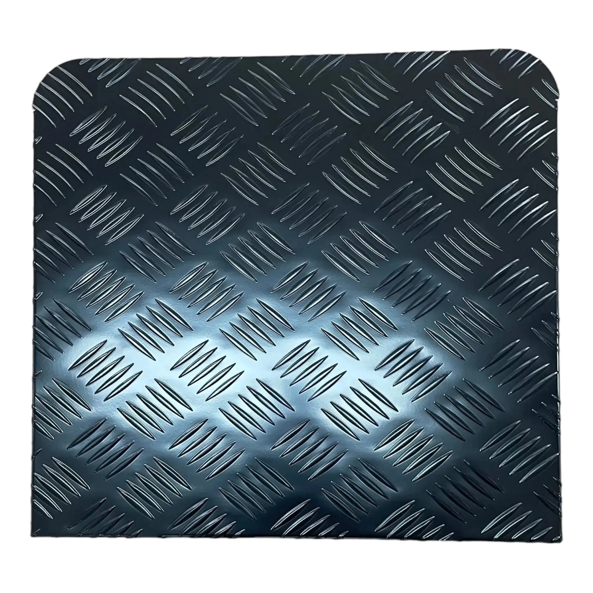 ECP Diesel Heater Tank Cover Black Alloy Checker Plate