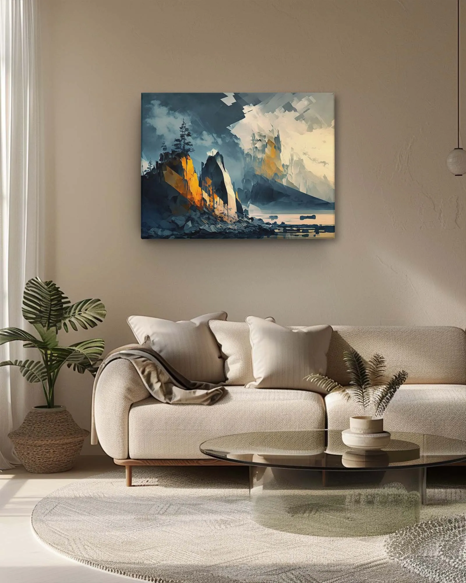 Edge of Twilight modern canvas art
