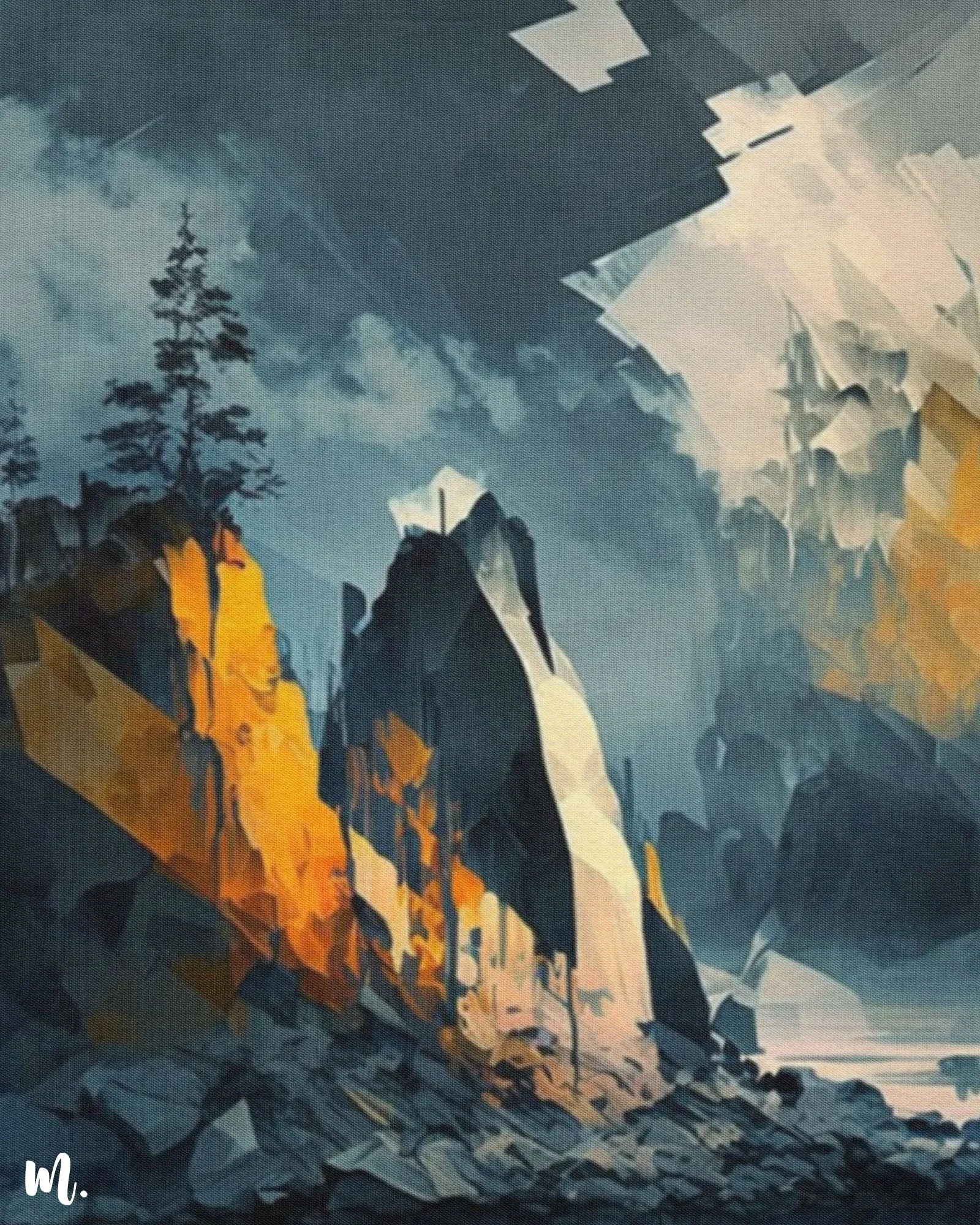 Edge of Twilight modern canvas art