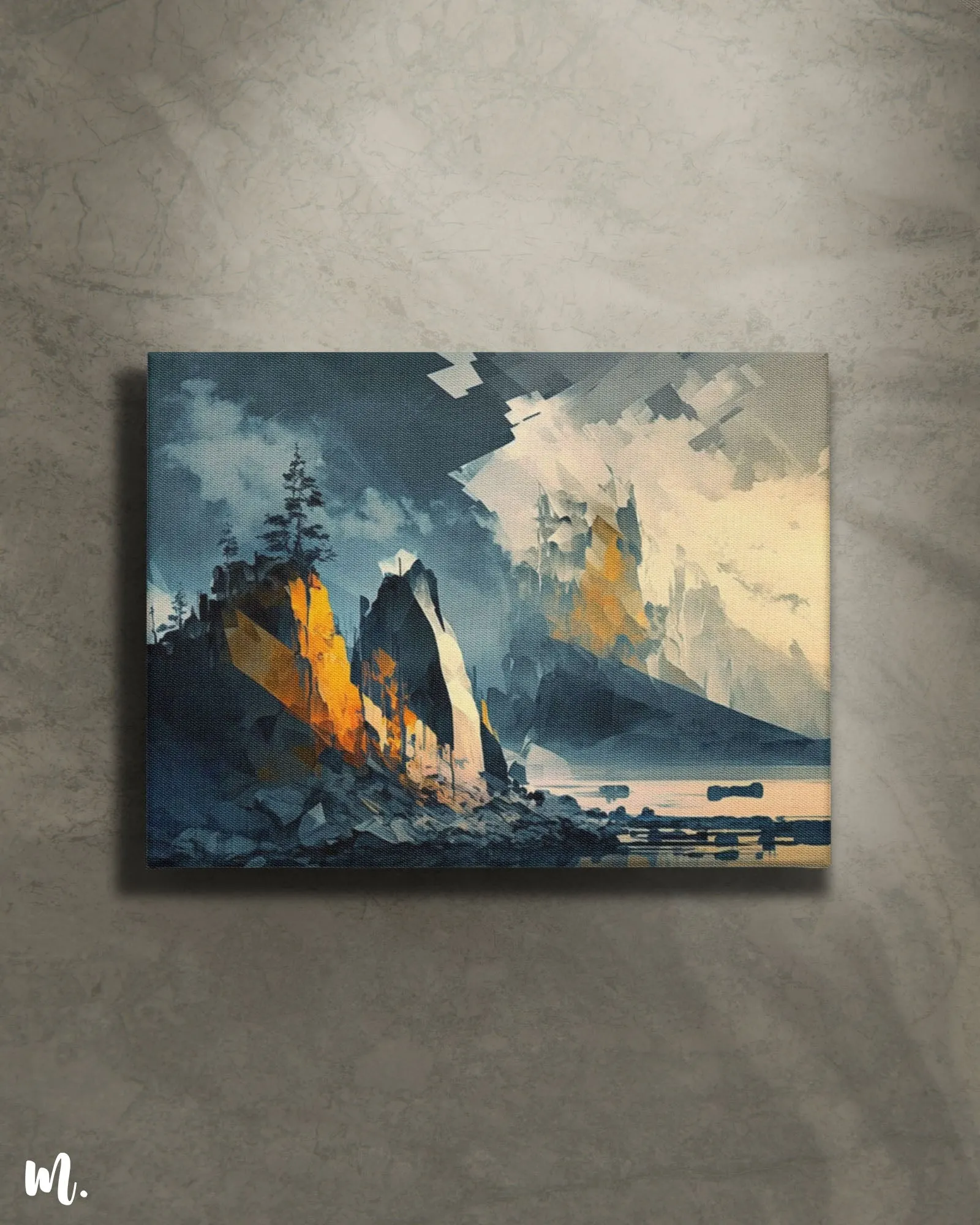 Edge of Twilight modern canvas art