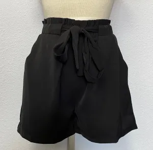 ELASTIC WAIST CLOTH SHORTS