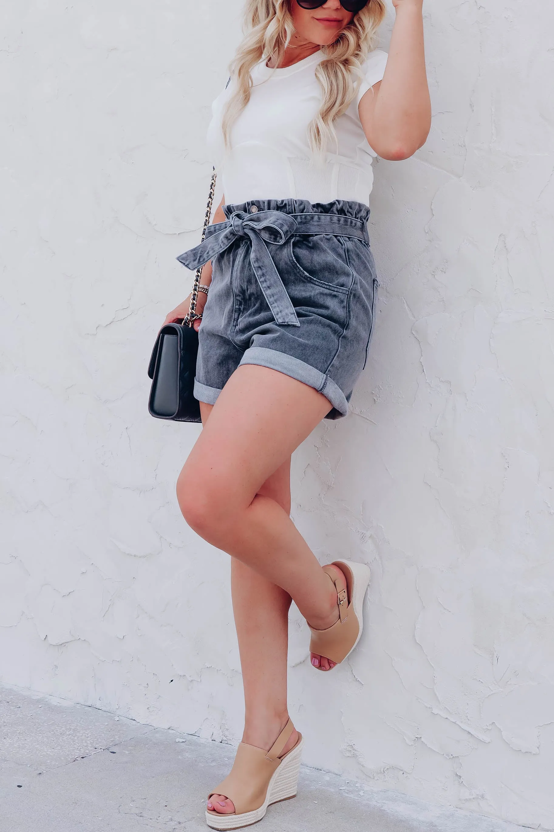 Ember Smoky Paper Bag Shorts