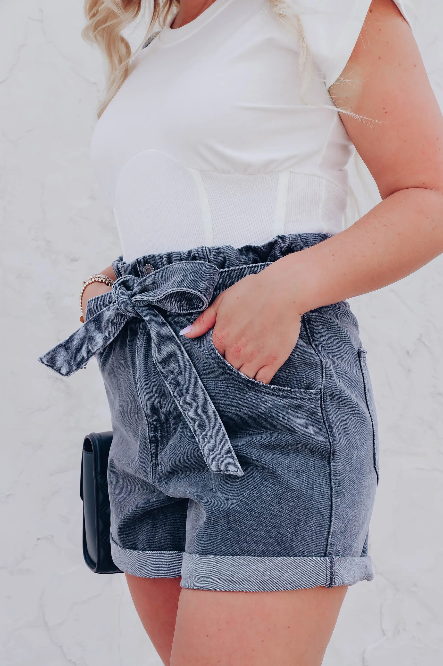 Ember Smoky Paper Bag Shorts