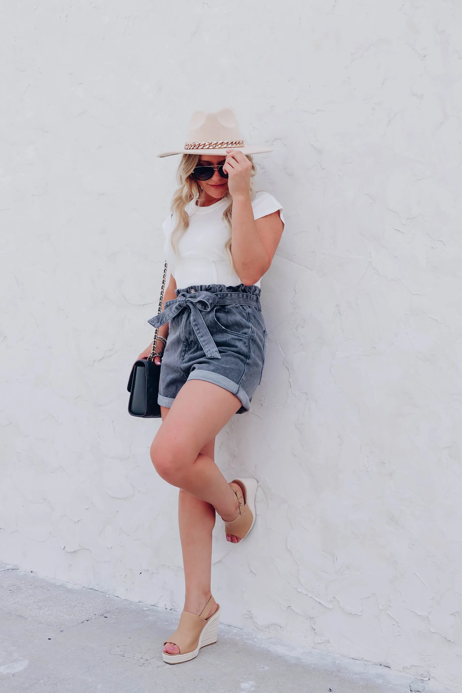 Ember Smoky Paper Bag Shorts