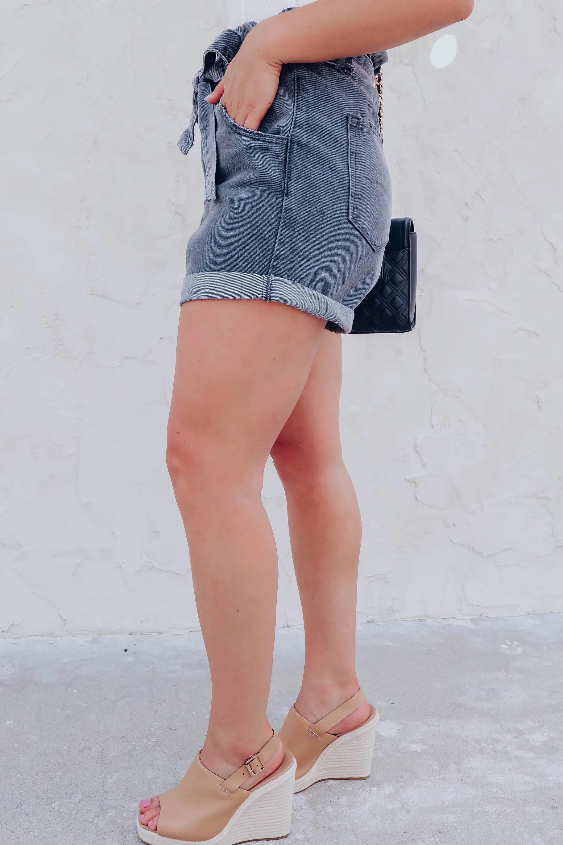 Ember Smoky Paper Bag Shorts