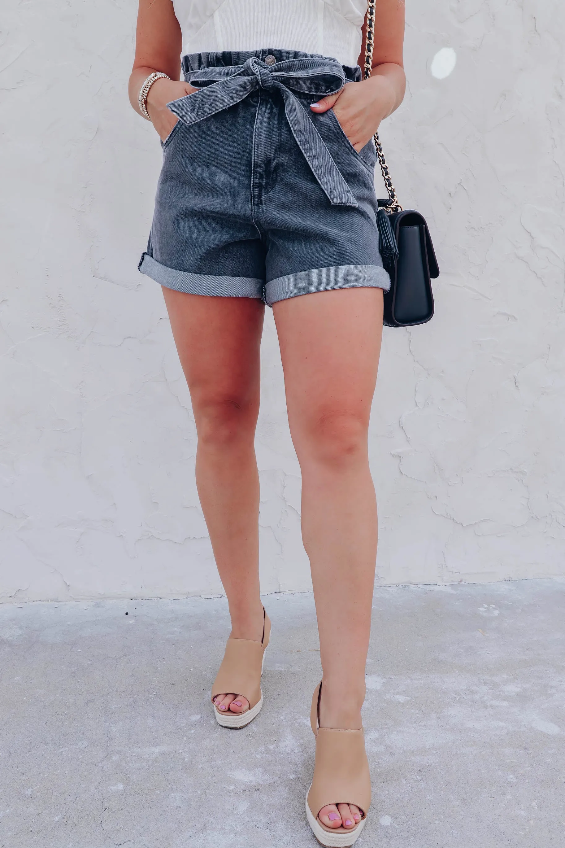 Ember Smoky Paper Bag Shorts
