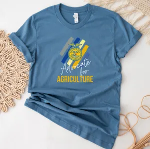 Emblem Agvocate For Agriculture Color T-Shirt (XS-4XL) - Multiple Colors!