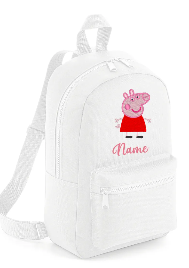 Embroidered Character Backpack
