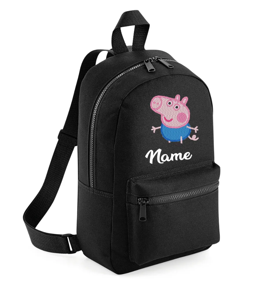 Embroidered Character Backpack