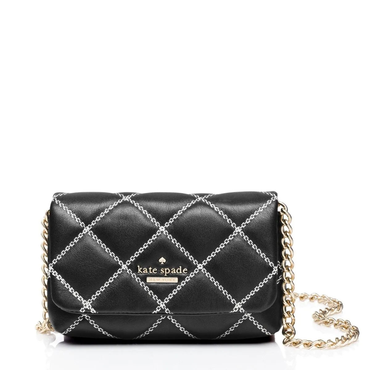Emerson Place Emi Black/Cement Crossbody Bag