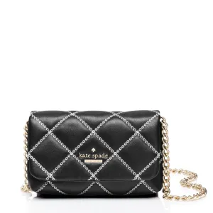 Emerson Place Emi Black/Cement Crossbody Bag