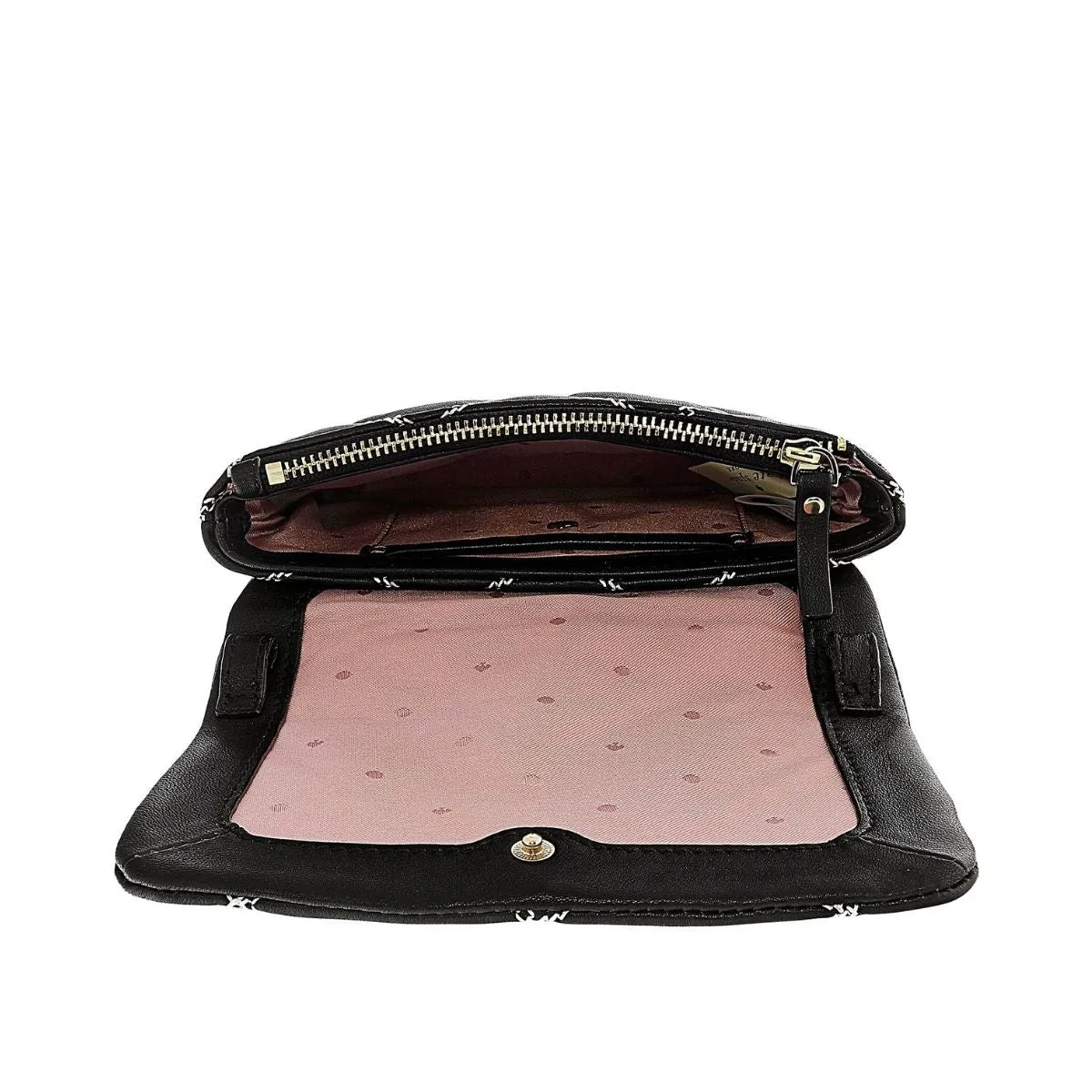 Emerson Place Emi Black/Cement Crossbody Bag