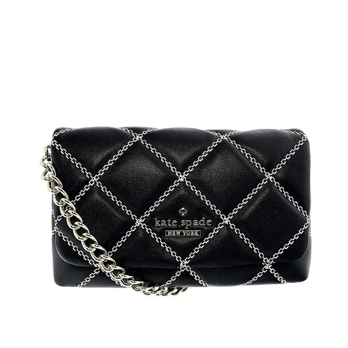 Emerson Place Emi Black/Cement Crossbody Bag