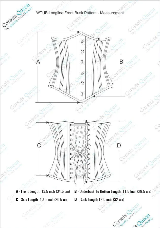 Evelyn Longline Waist Training Corset