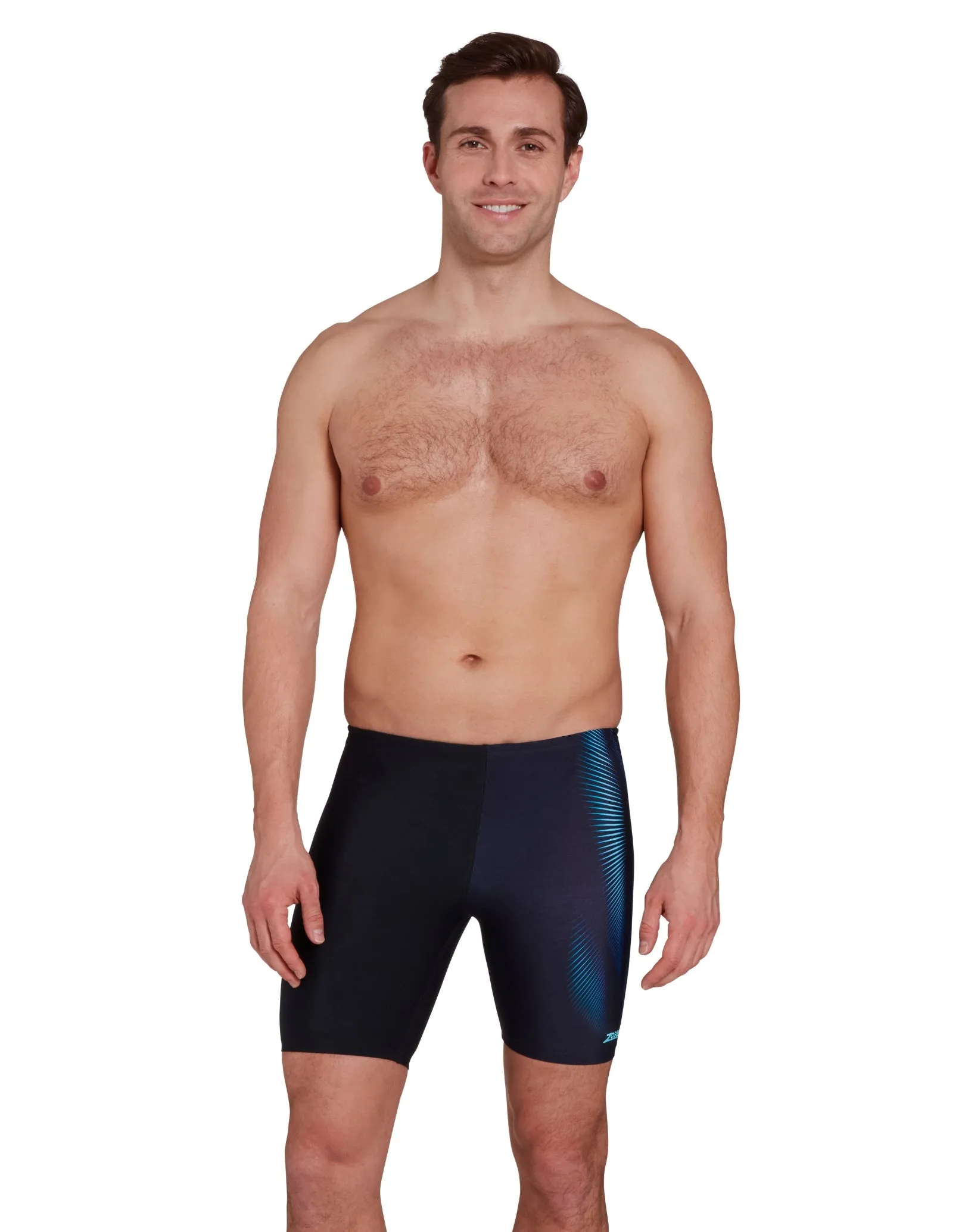 Extender Mid Swim Jammer - Black/Blue