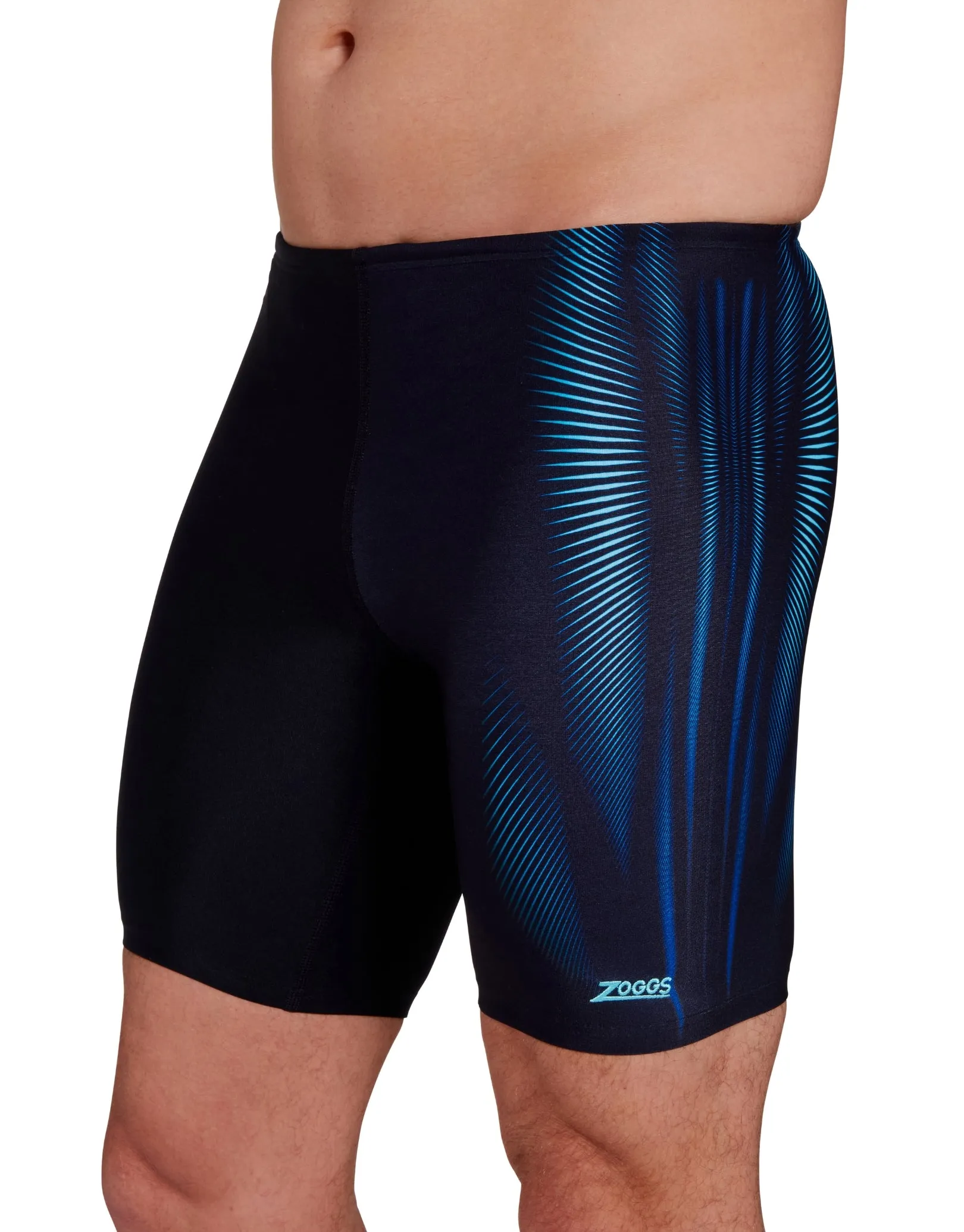 Extender Mid Swim Jammer - Black/Blue