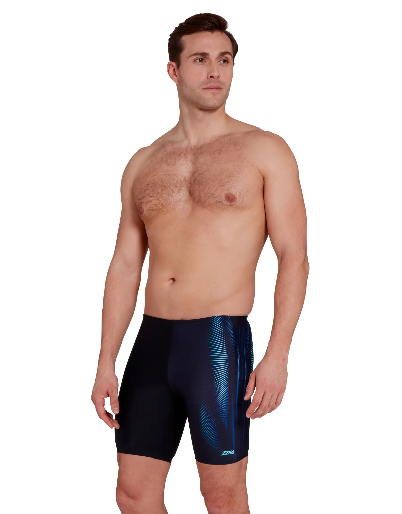 Extender Mid Swim Jammer - Black/Blue