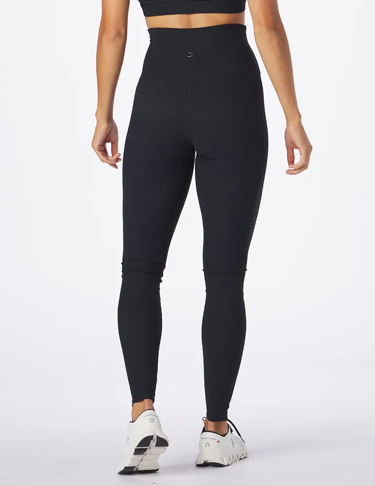 Extra High Waist Power Legging: Black