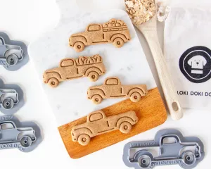 Fall Farm Truck Shape Cookie Cutter (3 Styles Available)
