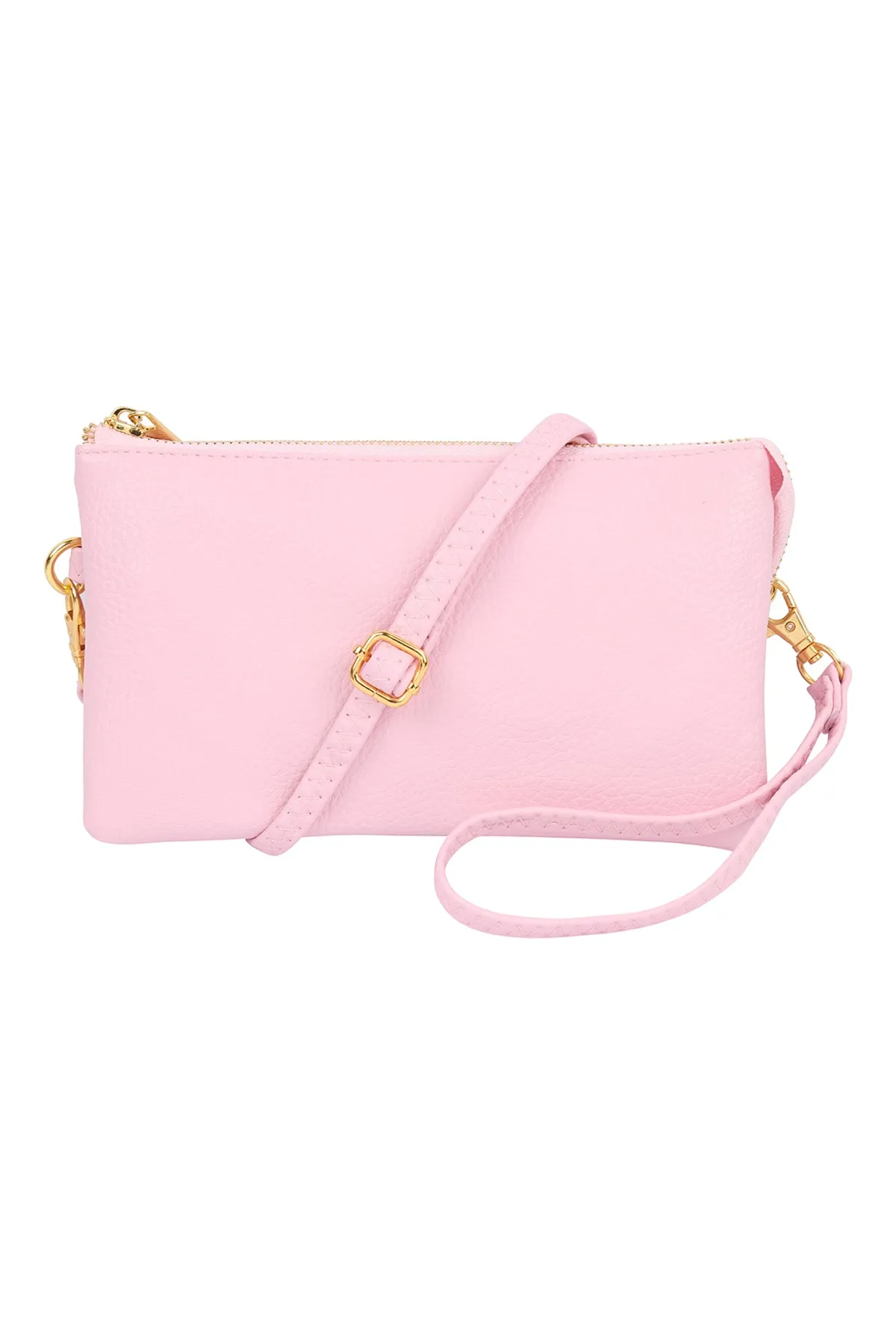 FAUX CROSSBODY WRISTLET BAG