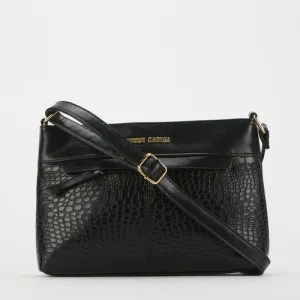 Felicia Croc Panel Crossbody PCL05098BKBK-A0