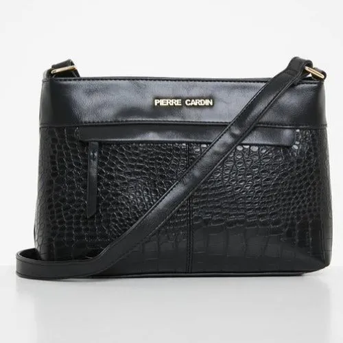 Felicia Croc Panel Crossbody PCL05098BKBK-A0