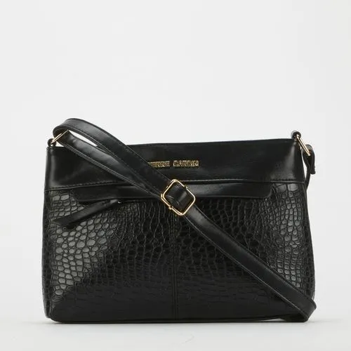 Felicia Croc Panel Crossbody PCL05098BKBK-A0