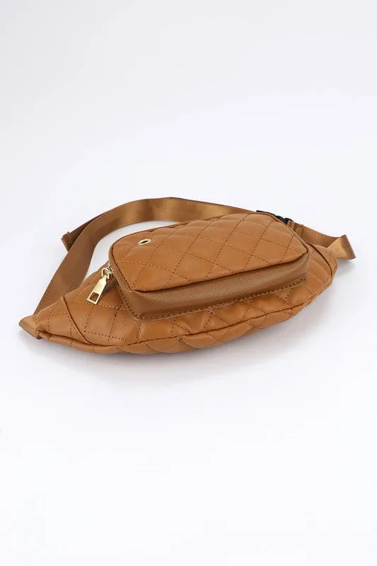 Fergie Diamond Pattern Belt Bag