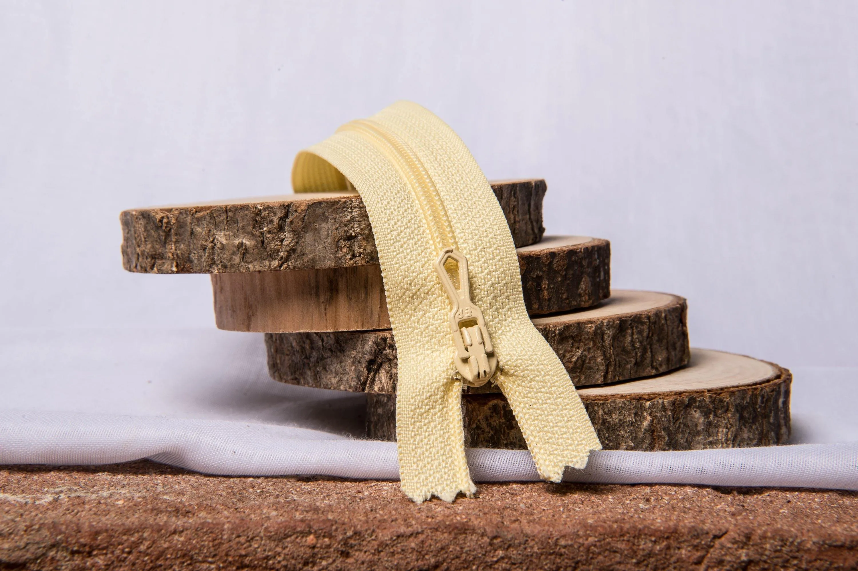 Fermeture Eclair Spirale Jaune clair- Non Séparable Z51 602