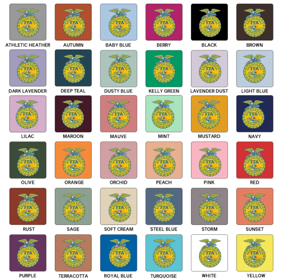 FFA Emblem T-Shirt (XS-4XL) - Multiple Colors!