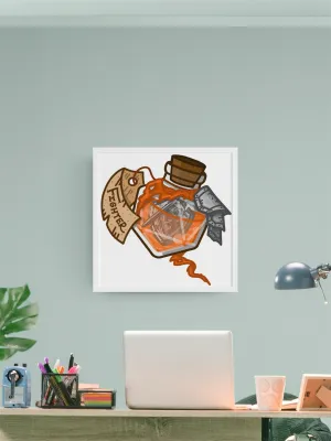 Fighter Potion Bottle Gallery Canvas Art Print