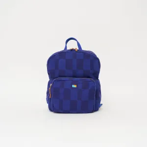 FINAL SALE: Kids' Backpack - Cobalt Checker